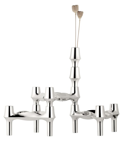 Designová vázička BMF STOFF Nagel Chrome