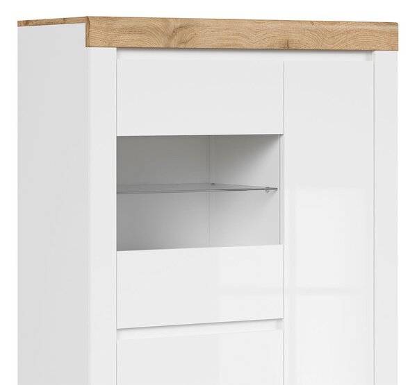 Vitrína BRW Holten REG2D1W
