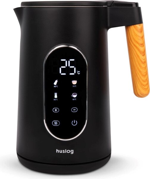 Rychlovarná konvice Huslog 1,7l nerezová černá OWN000125
