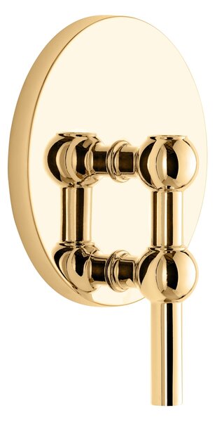Nástěnný držák STOFF Nagel Brass / Brass