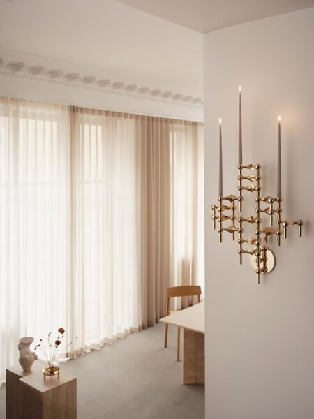 Nástěnný držák STOFF Nagel Brass / Brass