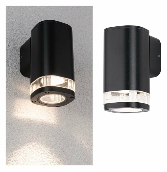 PAULMANN Venkovní nástěnné svítidlo Colum IP44 80x112mm max. 20W 230V antracit hliník down