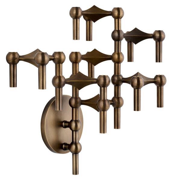 Nástěnný držák STOFF Nagel Bronzed Brass