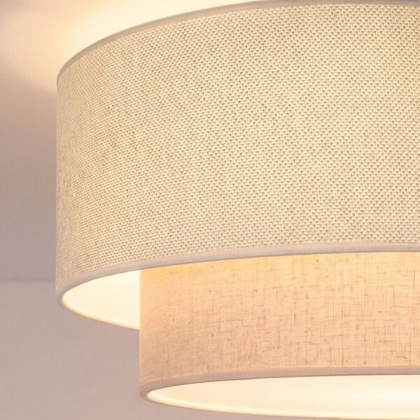 Brilagi - LED Přisazený lustr BOHO ECO 1xE27/10W/230V pr. 40 cm krémová