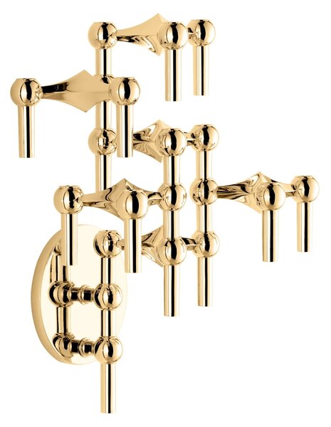 Nástěnný držák STOFF Nagel Brass / Brass