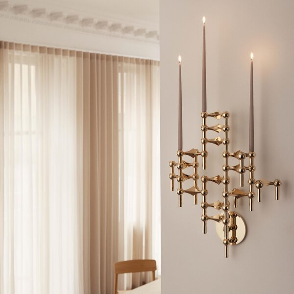 Nástěnný držák STOFF Nagel Brass / Brass