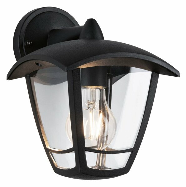 PAULMANN Venkovní nástěnné svítidlo klasické zakřivené IP44 max. 1x12W E27 umělá hmota 230V 943.92