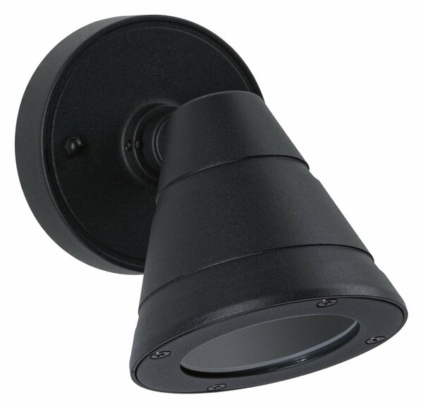 PAULMANN Venkovní nástěnné svítidlo Trian IP44 kruhové 100x125mm max. 35W 230V antracit hliník