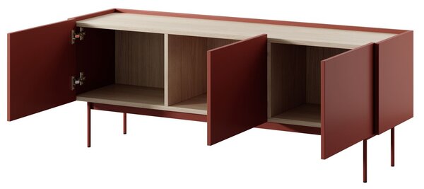 TV stolek PAULIEN - cihlový