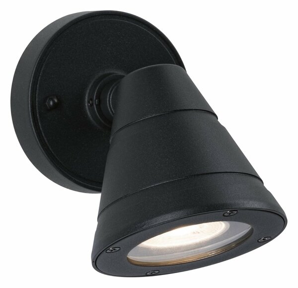 PAULMANN Venkovní nástěnné svítidlo Trian IP44 kruhové 100x125mm max. 35W 230V antracit hliník
