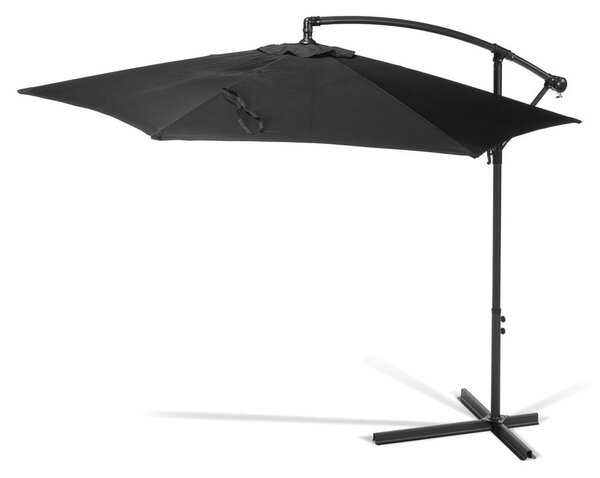Černý slunečník ø 300 cm Happy Sun – Bonami Essentials