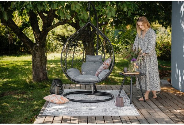 Šedý zahradní stůl Bonami Essentials Lounge, ø 51 cm