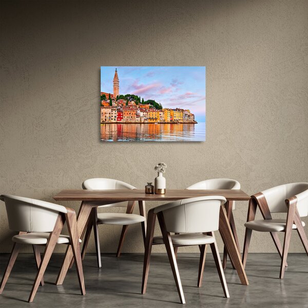 Skleněný obraz - Rovinj, Chorvatsko (70x50 cm)