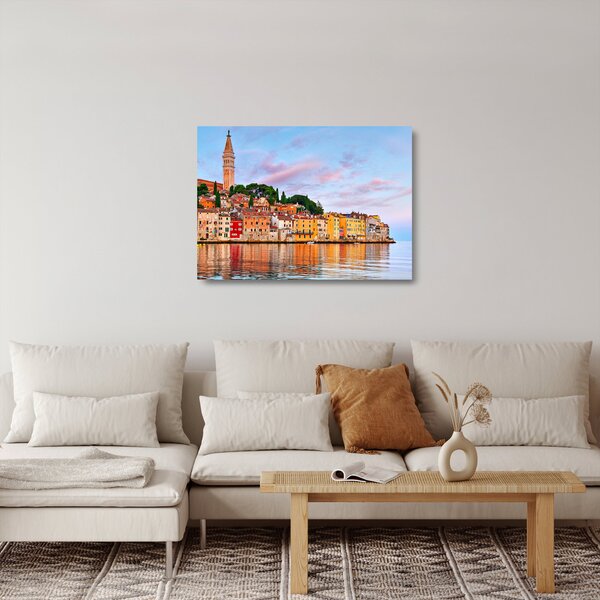 Skleněný obraz - Rovinj, Chorvatsko (70x50 cm)