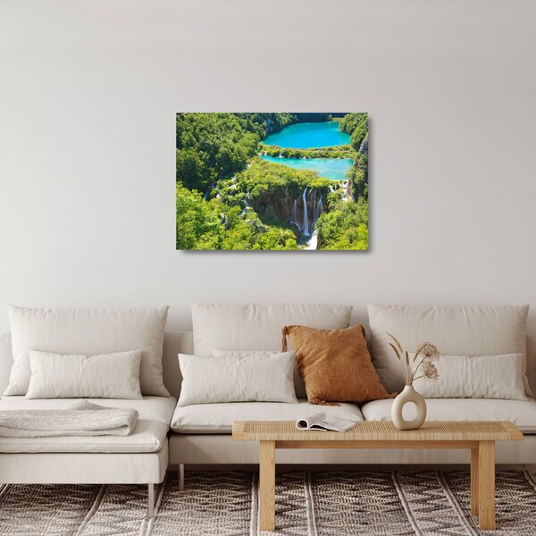 Skleněný obraz - Vodopády (70x50 cm)