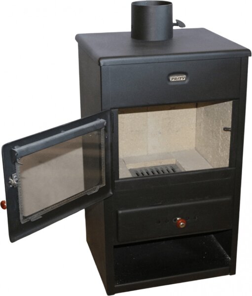Kamna, kamna na dřevo Prity, model K1, výkon 9,5 kW, BIMSCHV 2