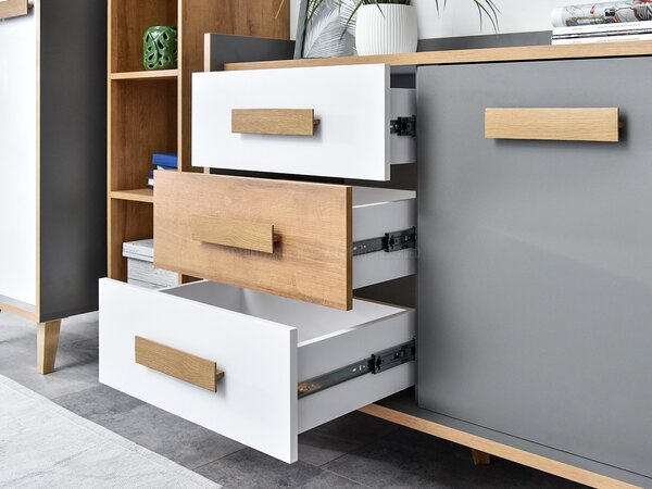 Komoda Sobrepuso S06 (bílá). Akce -10%