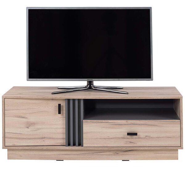 ALLMO | TV stolek AL05 | 125 cm | dub estana/antracit