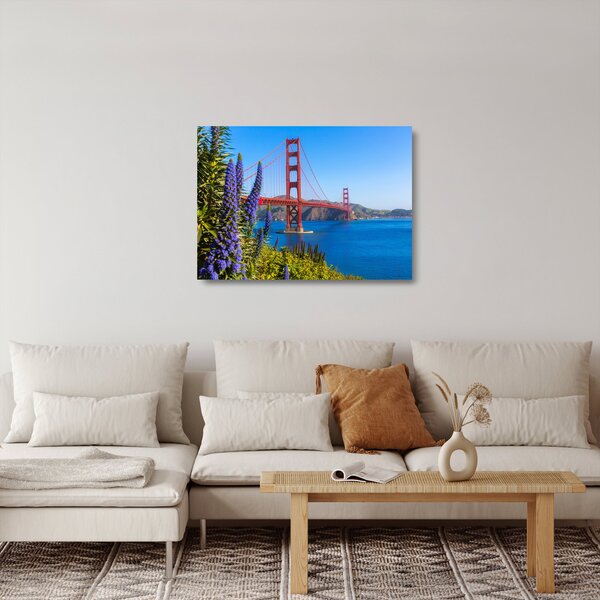 Skleněný obraz - Golden Gate Bridge, San Francisco (70x50 cm)