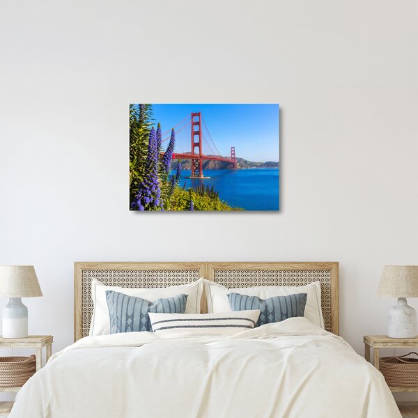 Skleněný obraz - Golden Gate Bridge, San Francisco (70x50 cm)