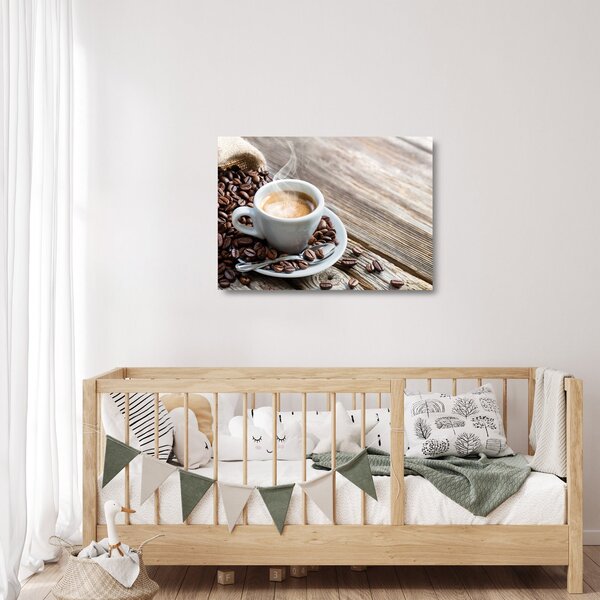 Skleněný obraz - Espresso (70x50 cm)