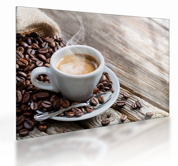 Skleněný obraz - Espresso (70x50 cm)