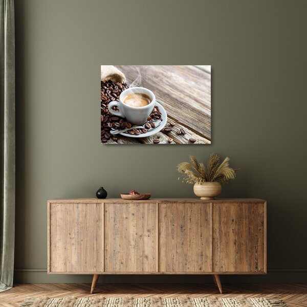 Skleněný obraz - Espresso (70x50 cm)