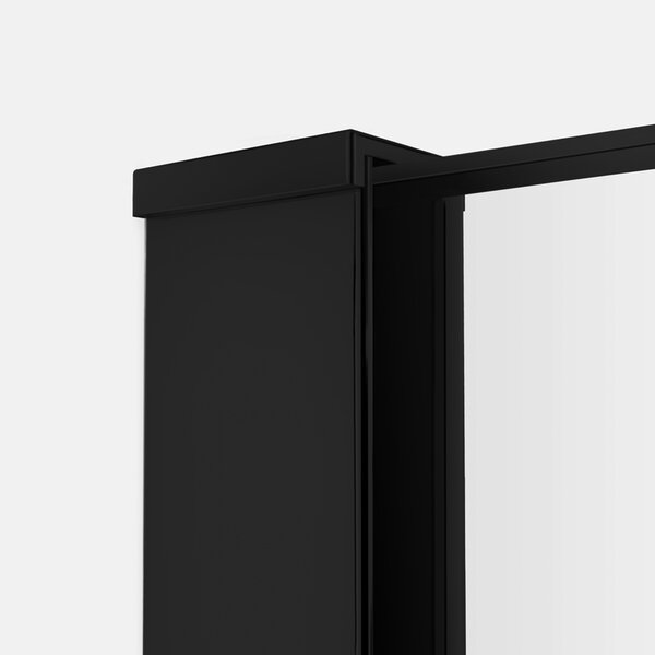 New Trendy Velio Black sprchová zástěna 80 cm černá matný/průhledné sklo D-0141B