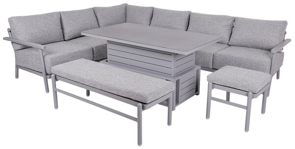 Rojaplast TAMPA souprava hliníková - šedá