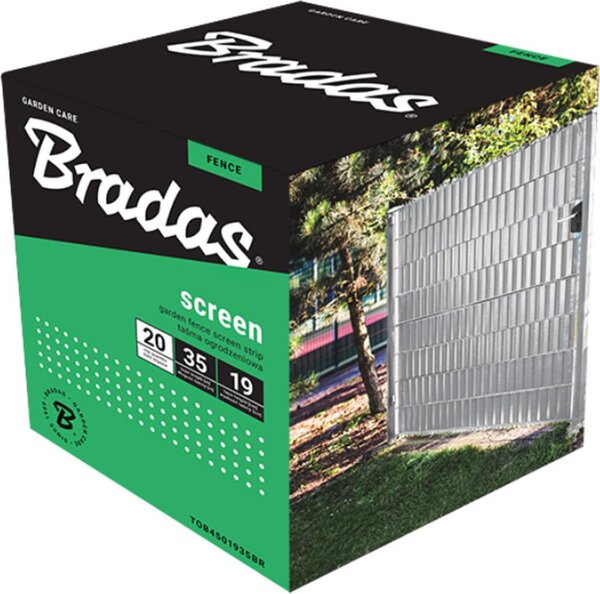 Bradas TOB4501935LGYL, Textil, Hraniční oplocení, 350 mm, 190 mm, 20 kusů