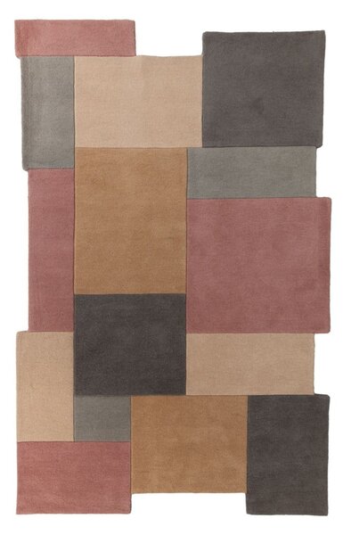 Vlněný koberec Flair Rugs Collage Earthy, 150 x 240 cm