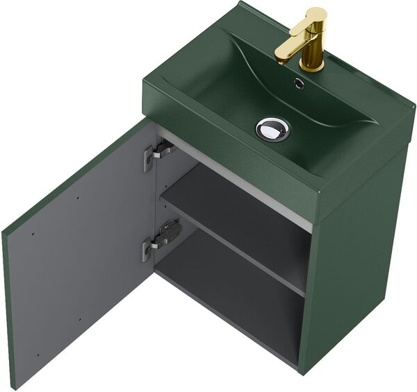 Elita Tiny umyvadla se skříňkou 45 cm zelená RE020450157010