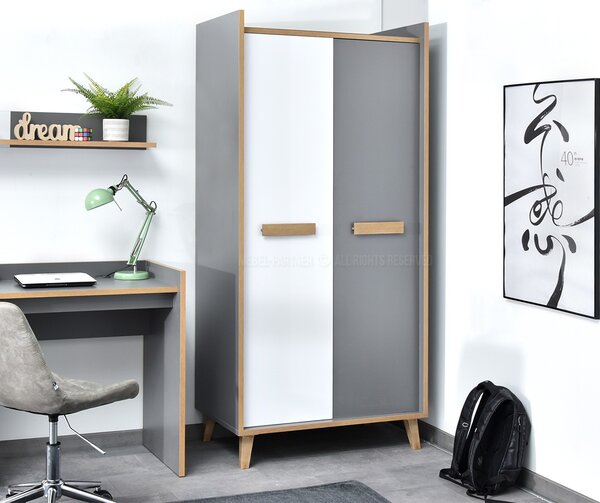 Obývací stěna Semivacias 03 (bílá). Akce -13%