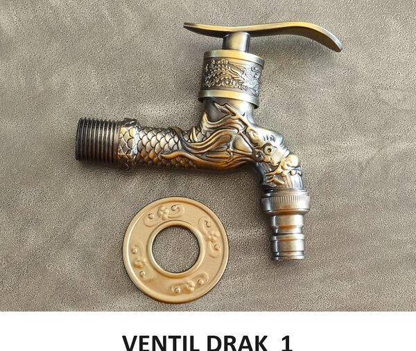 Stojaté pitko velké, CIU 13, masivní litinové umyvadlo, litinová výlevka zahradní, Barva: bronzová patina