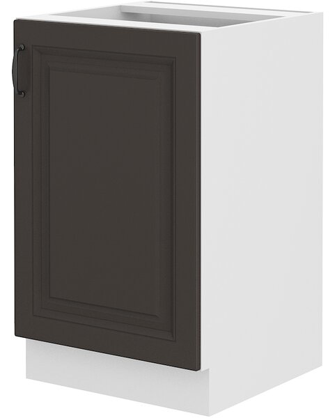 Dolní kuchyňská skříňka Sheila 50 D 1F 1S (bílá + grafit). Vlastní profesionální přeprava až k Vám domů 1040934