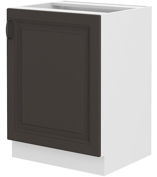 Dolní kuchyňská skříňka Sheila 60 D 2F BB (bílá + grafit). Vlastní profesionální přeprava až k Vám domů 1040931