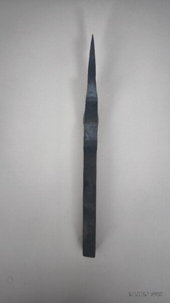 K 3D-14 kovaná špice, kovaný prvek, oplocení, Hrot kovaný, brána, plot rozměr: 200, □12
