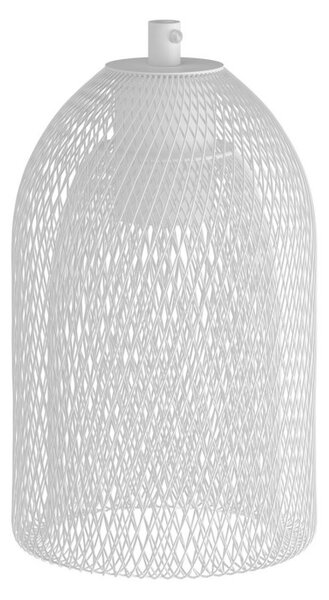 Creative cables Kovové klecové stínidlo Ghostbell s objímkou E27 Barva komponentu: Bílá