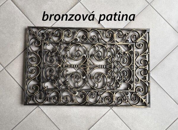 CIU 203 Litinová rohožka patina