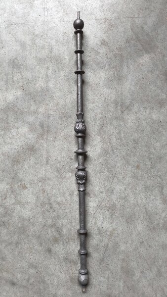 L 218 litinové pavlačové zábradlí, litý ornament, ozdobný odlitek, plot, brána, oplocení, mříž, schodiště