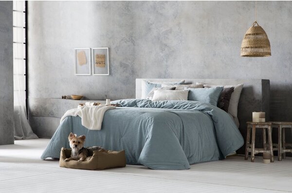 Textil Antilo Přehoz na postel Nilo Azul, nebesky modrý, sada se 2 povlaky na polštáře 70x50 cm Rozměr: 250x270 cm