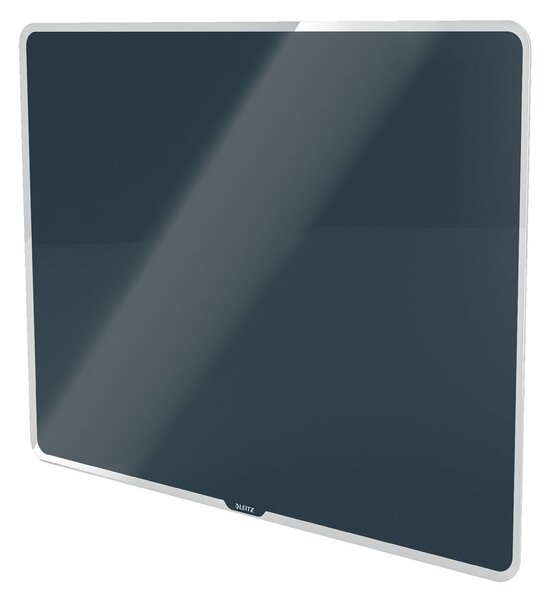 Šedá skleněná magnetická tabule Leitz Cosy, 60 x 40 cm