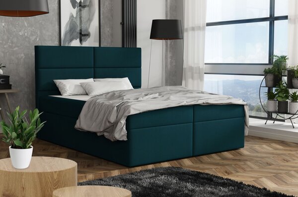 Elegantní postel 160x200 ZINA - modrá 3