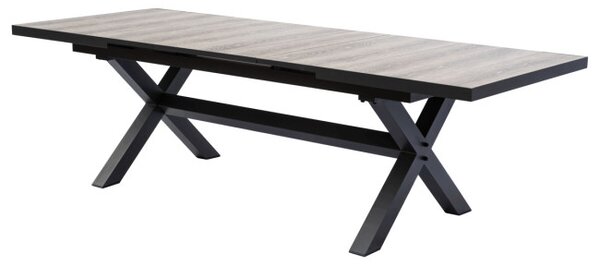 Zahradní stůl 200x100 cm, rozkládací šedý AZT-G1920 GREY