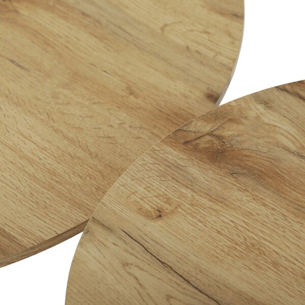 Set dvou konferenčních stolků CT-F4150 ART dub artisan / černý