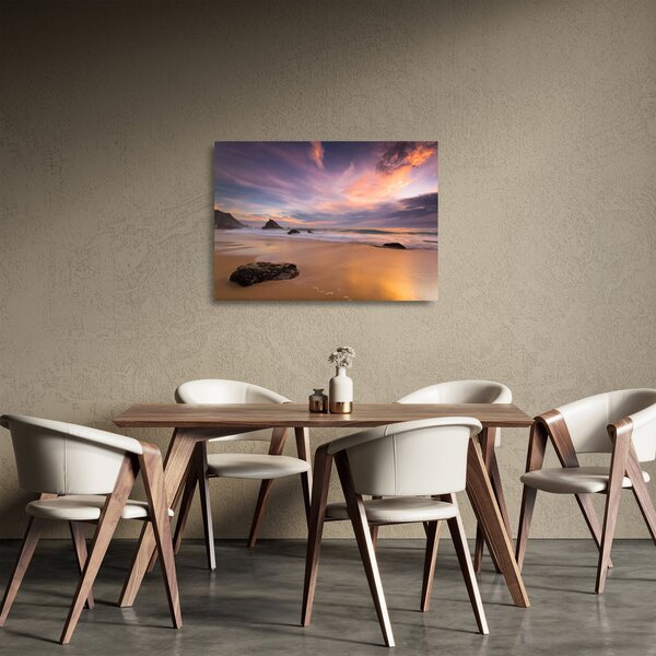 Skleněný obraz - Praia da Adraga (70x50 cm)