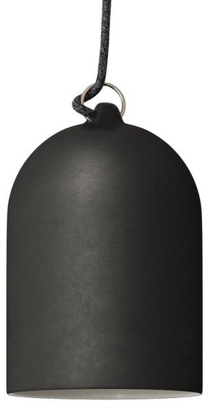 Creative cables Keramické stínidlo Mini zvon pro závěsné lampy Barva komponentu: Tabulová černá