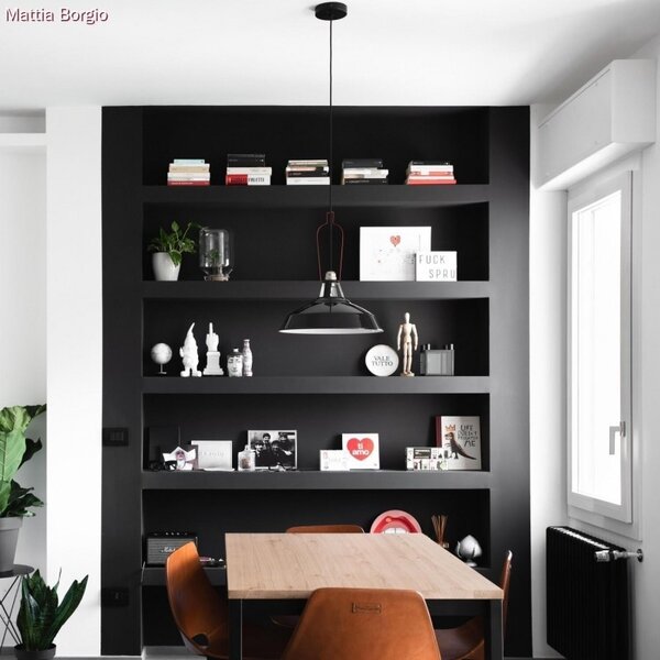 Creative cables Harbour - smaltované kovové stínidlo pro objímku E27, ⌀ 38 cm Barva komponentu: Bílá