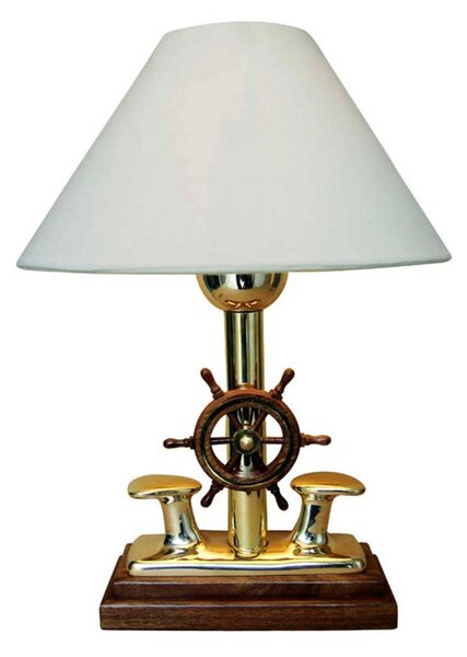 Dekorativní stolní lampa LUV se dřevem