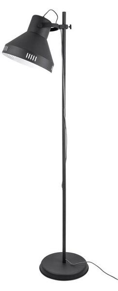 Černá stojací lampa Leitmotiv Tuned Iron, výška 180 cm